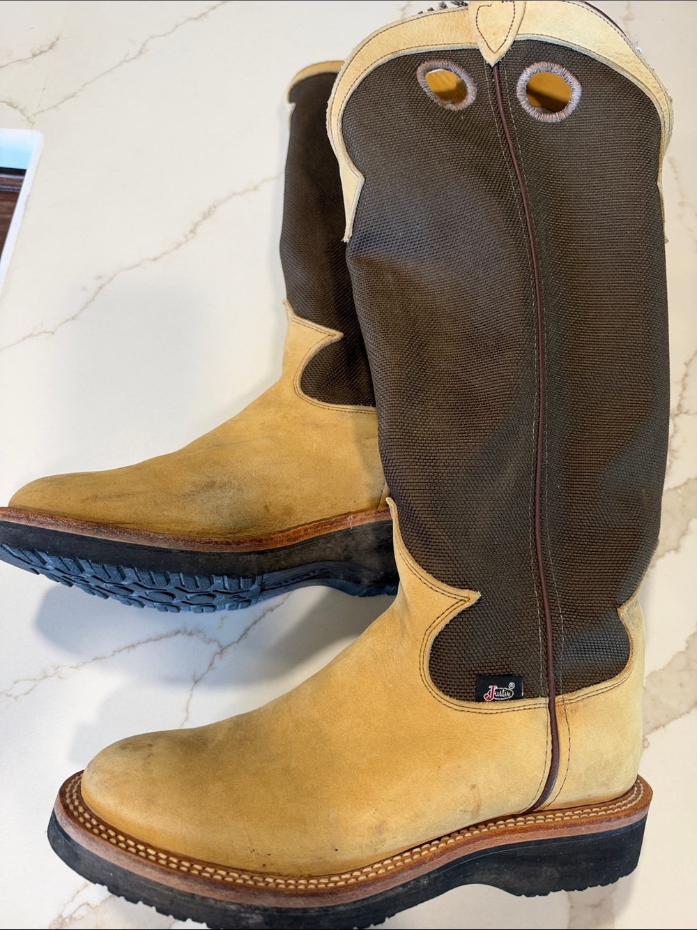 Justin Snake Boots 8B